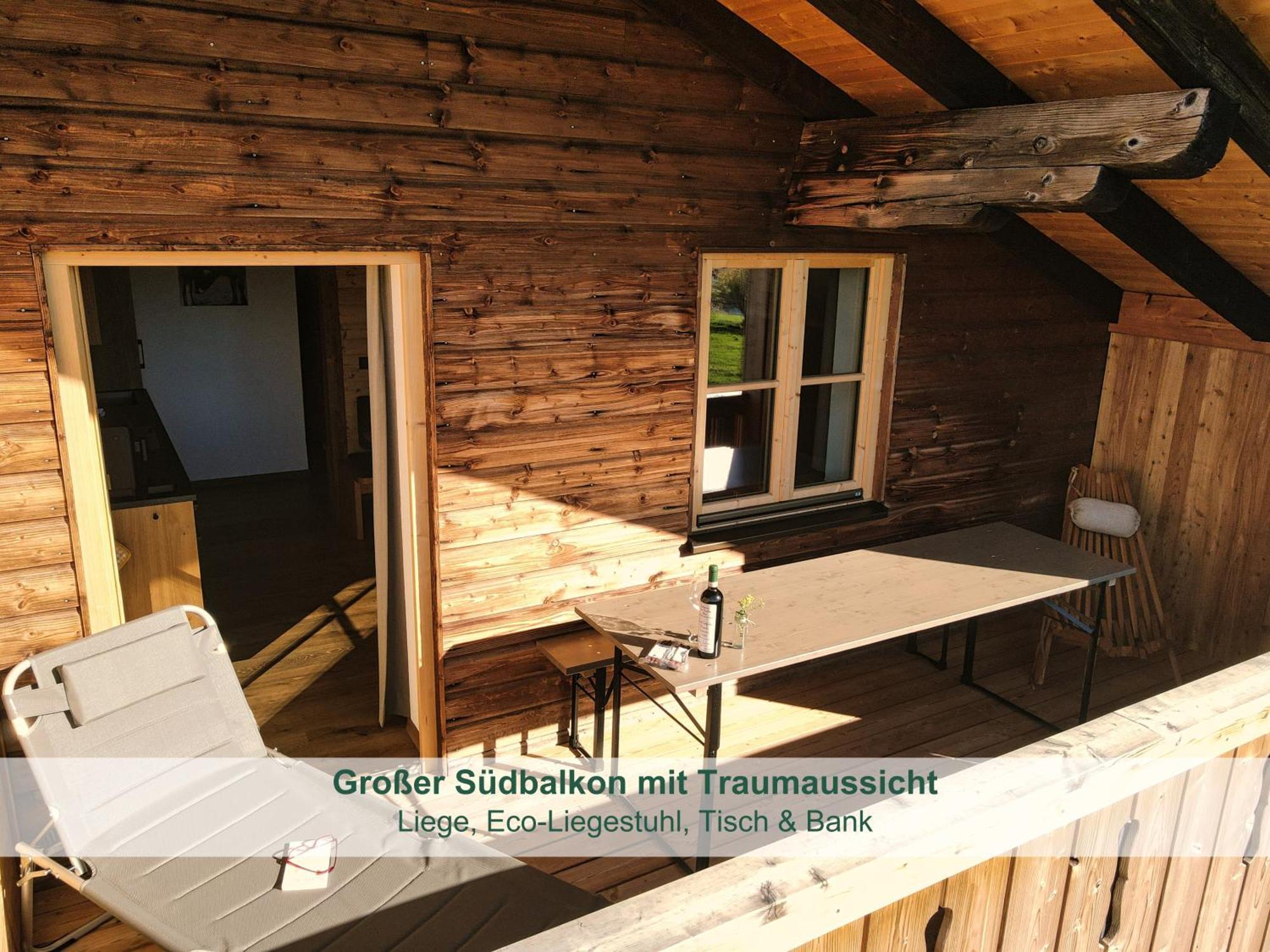 Chalet - Ferienwohnungen - Biohof Stoeger - Panoramasuedbalkon - Grandiose Aussicht Auf See, Berge Und Schloss Neuschwanstein Ріден Екстер'єр фото