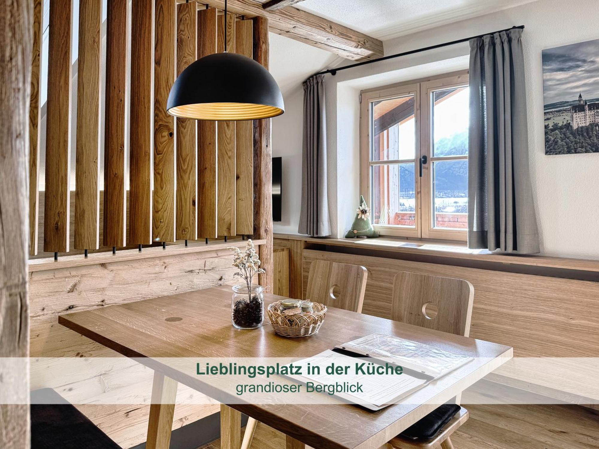 Chalet - Ferienwohnungen - Biohof Stoeger - Panoramasuedbalkon - Grandiose Aussicht Auf See, Berge Und Schloss Neuschwanstein Ріден Екстер'єр фото